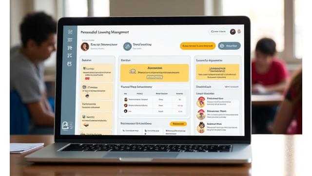 교육 기관 개인화 학습 관리 앱 스크린샷